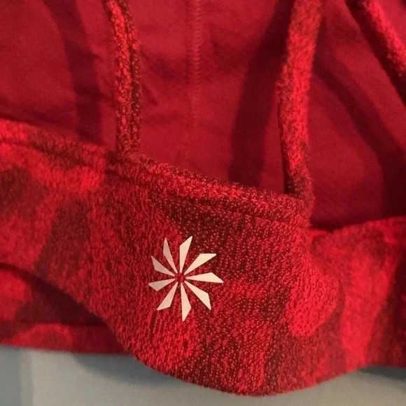 Athleta red sports bra/top - size XL(use posted measurements) great condition - Picture 3 of 6